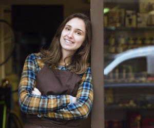 Emprendedora de un negocio de conservas artesanales