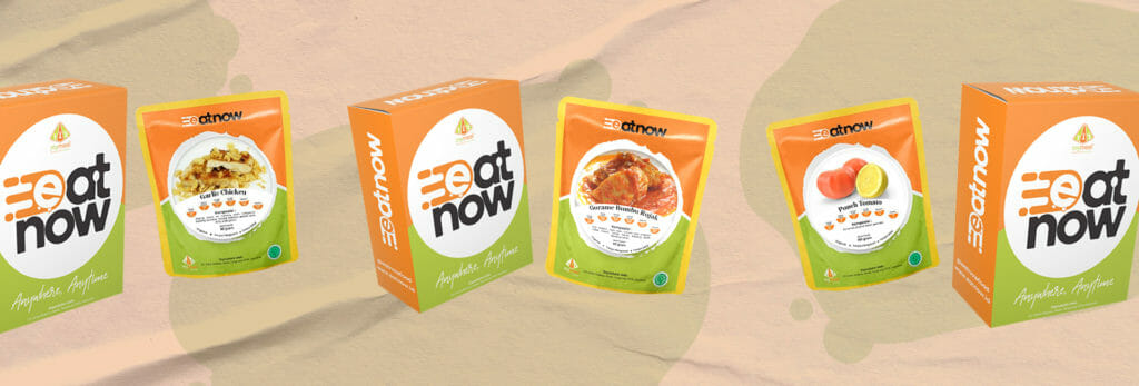 EatNow Food, un producto de MyMeal Catering en Indonesia