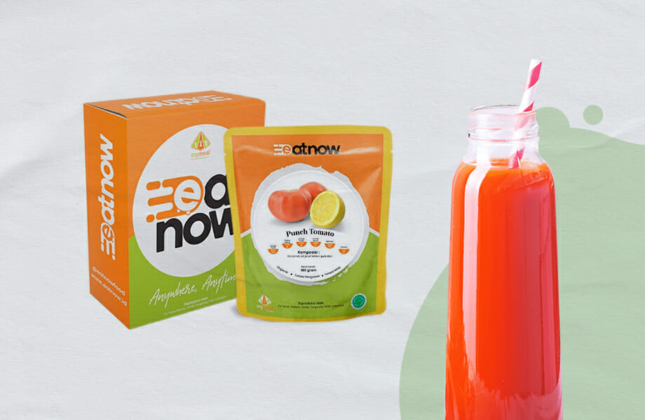 EatNow Food takeaway pouch and bottle (MyMeal Catering)