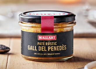 Rustic pâté of Penedès rooster made by Mallart Artesanos Charcuteros