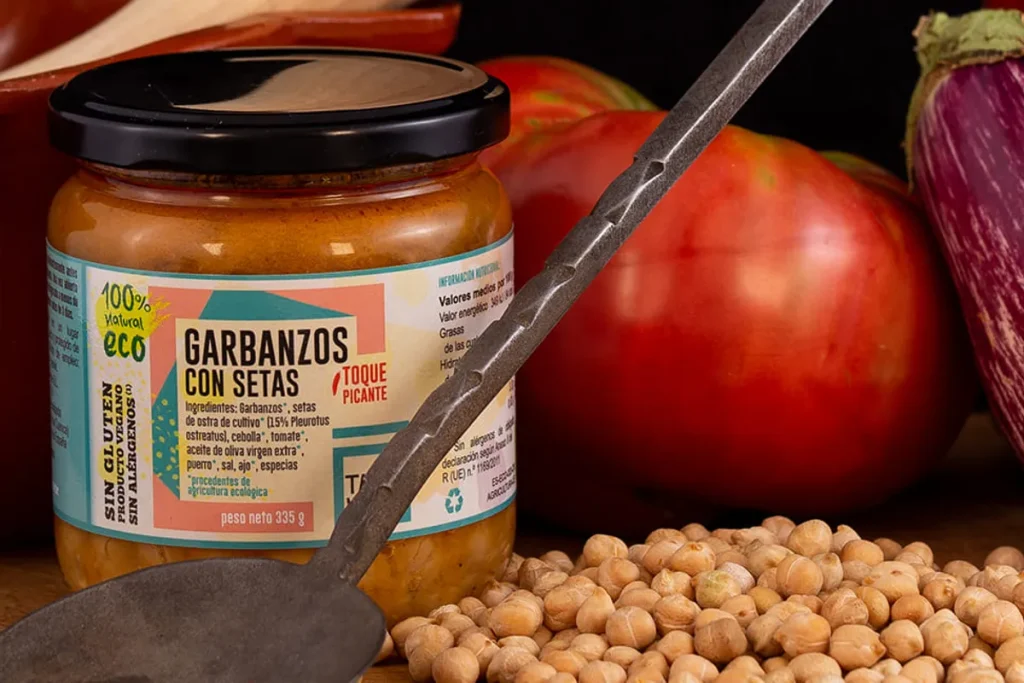 Conserva con base de garbanzos